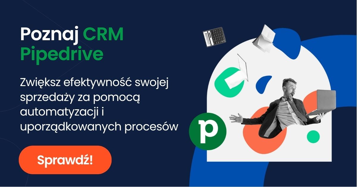 Pipedrive – CRM wspierający automatyzację działań sprzedażowych.